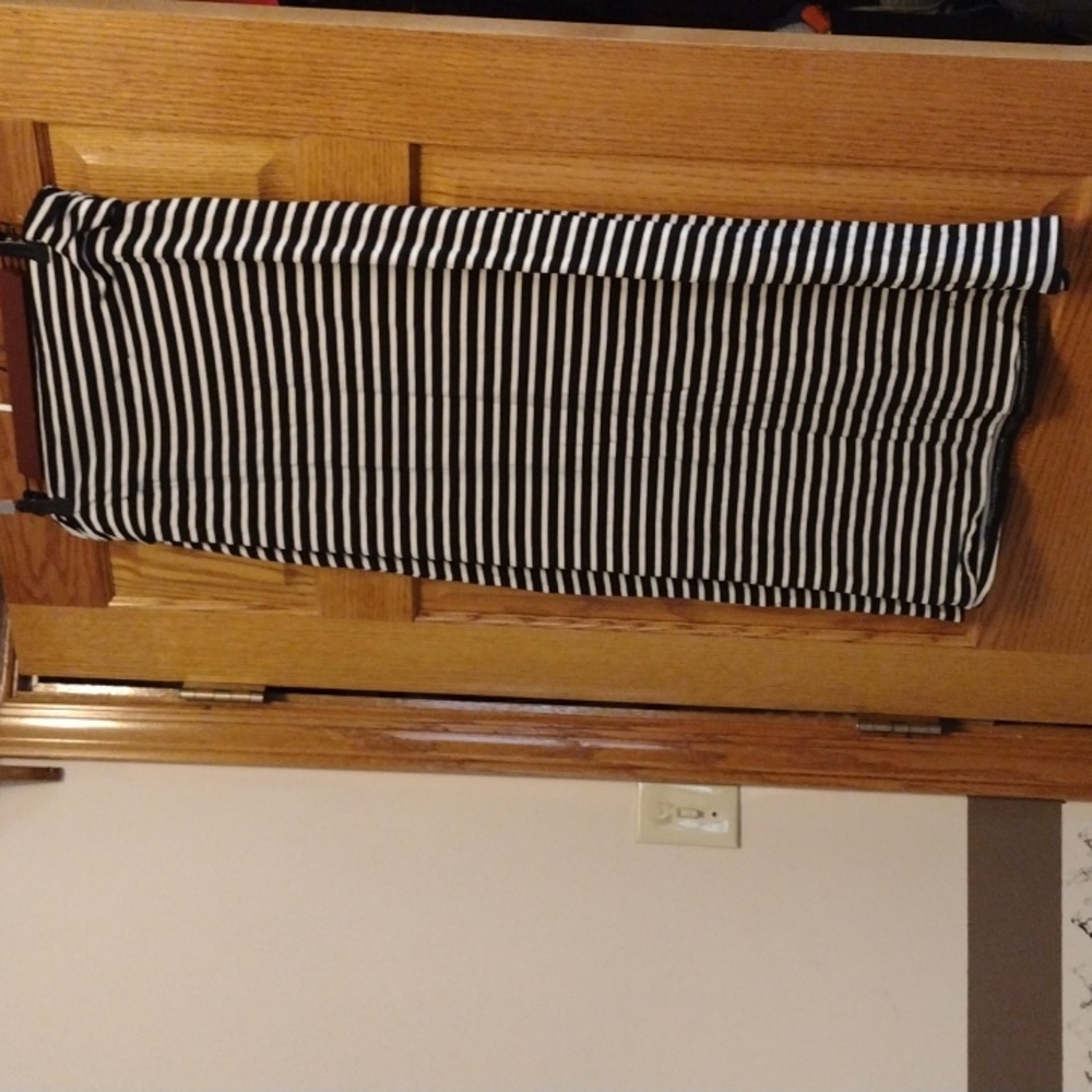J. Crew Black and White Maxi Skirt Size M